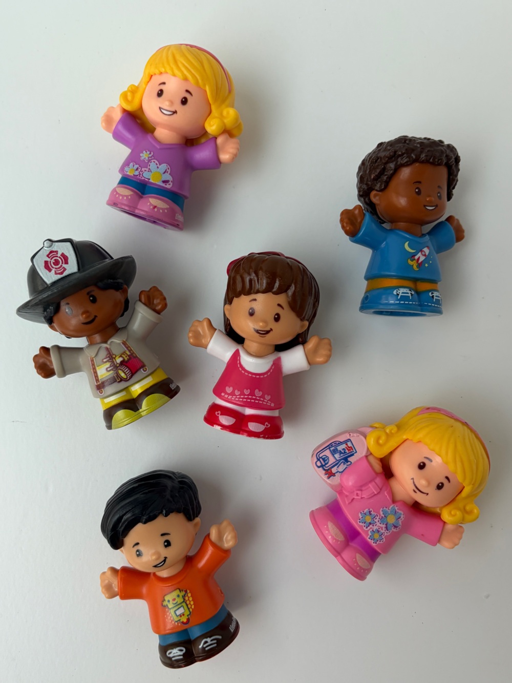 Fisher Price Little People Lot of 6 Figures Characters